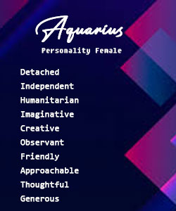 aquarius personality female
